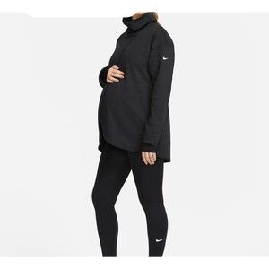 Nike Women's Reversible Pullover Maternity with Pockets Black Size M